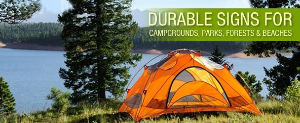 Campground Signs