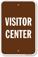 Visitor Center Campground Sign