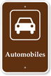 Automobiles - Campground  Guide & Park Sign