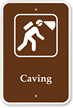 Caving - Campground  Guide & Park Sign