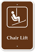 Chairlift Campground Park Sign