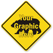 Wild Animal Crossing [with Graphic] Custom Sign