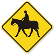 Horse Symbol - Traffic Sign