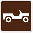 Trail/Road (4 Wd Veh.) Symbol - Traffic Sign