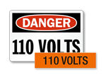 High Voltage Signs – 110 Volts