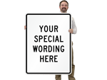 Customized Vertical Traffic Road Signs Template