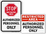 Access & Entry Property Signs
