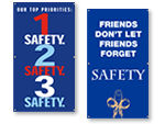 Avoid Accidents Safety Banners