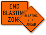 Blasting Signs