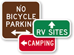 Signs for Campsites - Campground Sign, Park Sign &amp; Guide Sign, SKU: K-8001
