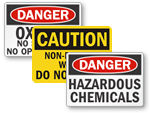 Chemical Hazard Signs