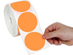 Inventory Labels are available in 11 colors.