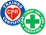 CPR Qualified Hard Hat Decals