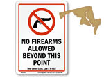 No Guns Law Signs for Maryland