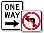 Directional Parking Signs