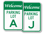 Decorative Parking Lot Signs