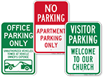 Parking Signs by Organization