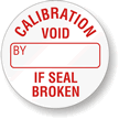 Void Calibration Labels
