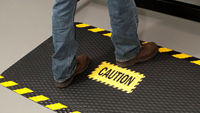 Safety Message Mats, Floor Signs, Cone Signs, Stencils