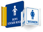 School Locker Room Signs