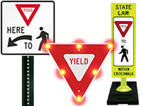 Traffic Yield Signs