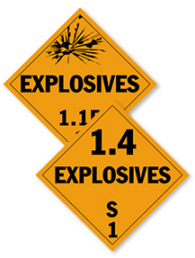 Explosive Placards