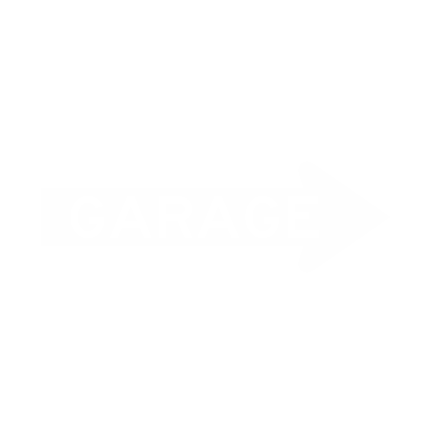 Garage Directional Parking Sign