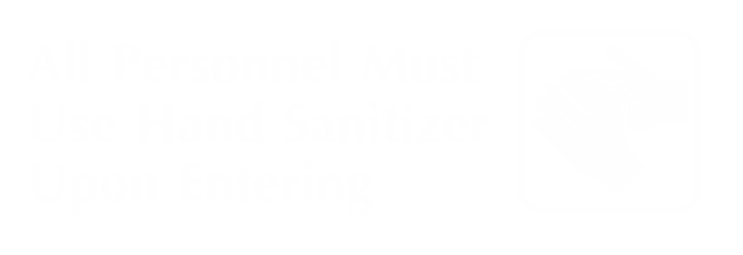 All Personnel Must Use Sanitizer Engraved Sign
