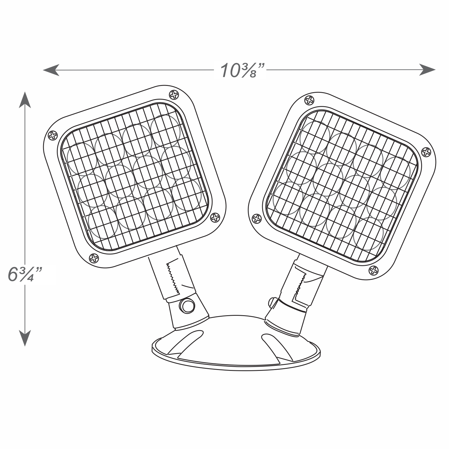 LED Remote Lamp Head, Weatherproof