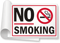 No Smoking (with Graphic) Sign Book