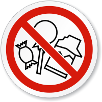 No Pansy Zone ISO Sign