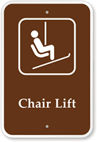 Chairlift Campground Park Sign