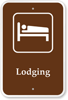 Lodging - Campground, Guide & Park Sign