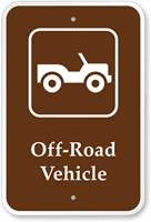 Off Road Vehicle - Campground & Park Sign