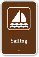 Sailing Campground Park Sign