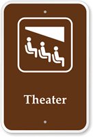 Theater Campground Park Sign