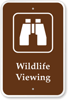 Wildlife Viewing Campground Park Sign