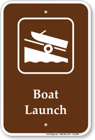 Boat Launch, Boating / Marine Recreation Sign