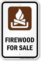 Firewood For Sale Campground Sign