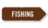 Fishing Arrow Campground Sign