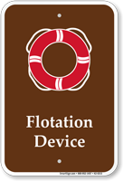 Flotation Device Pool Life Preserver Ring Symbol Sign