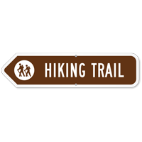 Hiking Trail Campground Sign