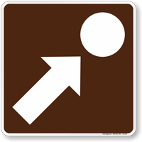 Point Of Interest Symbol Sign For Campsite