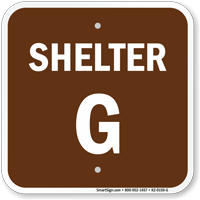 Shelter G Evacuation Assembly Area Sign