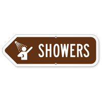 Showers Campground Sign