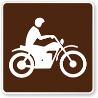 Trail (Trail Bike) Symbol - Traffic Sign