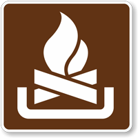 Campfires, MUTCD Guide Sign for Campground
