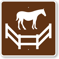 Corral, MUTCD Guide Sign for Campground