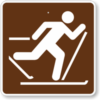 Cross Country Skiing, MUTCD Campground Guide Sign