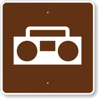 Radios, MUTCD Guide Sign for Campground
